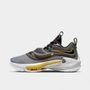 Nike Zoom Freak 3 High-top Sneakers In Iron Grey/black/vivid Sulfur/particle Grey/grey Fog/white