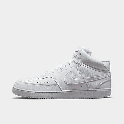 Nike Court Vision Mid Nn White/white-white Dn3577-100 Men's In White/white/white