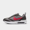 Nike Big Kids' Air Max Dawn Casual Shoes In Flat Pewter/siren Red