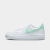 Nike Little Kids' Air Force 1 Low Se Casual Shoes In White/mint Foam