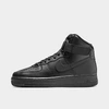 Nike Air Force 1 Hi "triple Black" Sneakers In Black/black/black