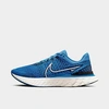Nike React Infinity Run Flyknit 3 Running Shoe In Dutch Blue/black/blue Glow/phantom
