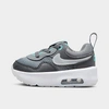 Nike Babies'  Kids' Toddler Air Max Motif Casual Shoes In Cool Grey/black/washed Teal/anthracite