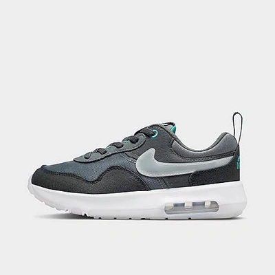 Nike Little Kids' Air Max Motif Casual Shoes In Cool Grey/black/washed Teal/anthracite