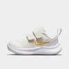 Nike Babies'  Kids' Toddler Star Runner 3 Hook-and-loop Running Shoes In Phantom/multicolor/white/university Gold