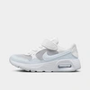 Nike Little Kids' Air Max Sc Casual Shoes In White/light Blue