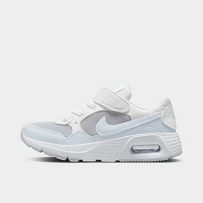 Nike Little Kids' Air Max Sc Casual Shoes In White/light Blue