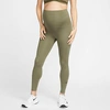 Nike Therma-fit One Graphic Training Leggings In Medium Olive/black