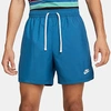 Nike Men's Sportswear Sport Essentials Lined Flow Shorts In Dark Marina Blue/white
