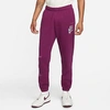 Nike Multi-futura Cuffed Fleece Sweatpants In Purple
