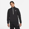 Nike Men's Sportswear Club Half-zip Pullover Jacket In Black