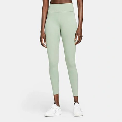 Nike Women's One Luxe Mid-rise Tights In Jade Smoke/clear
