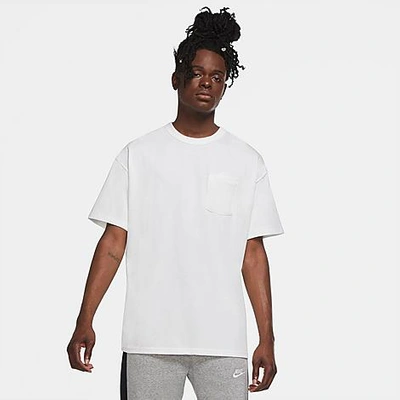 Nike Men's Sportswear Premium Essentials Pocket T-shirt In White/white