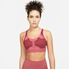 Nike Women's Dri-fit Adv Swoosh Ultrabreathe Padded -support Sports Bra In Pomegranate/archaeo Pink/archaeo Pink