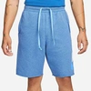 Nike Sportswear Sport Essentials Men's French Terry Alumni Shorts In Dark Marina Blue,heather