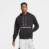Nike Men's Standard Issue Dri-fit Hoodie In Black/pale Ivory