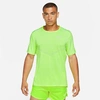 Nike Men's Dri-fit Rise 365 Running T-shirt In Volt/heather