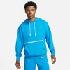 Nike Men's Standard Issue Dri-fit Hoodie In Imperial Blue/pale Ivory