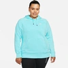 Nike Women's Sportswear Essential Hoodie (plus Size) In Copa/white