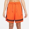 Nike Women's Dri-fit Swoosh Fly Basketball Shorts In Team Orange/black