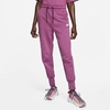 Nike Women's Sportswear Tech Fleece Jogger Pants In Light Bordeaux/white