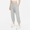 Nike Women's Sportswear Gym Vintage Capri Pants In Dark Grey Heather/white
