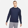 Nike Men's Tiger Woods Crewneck Sweatshirt In Obsidian/black
