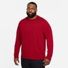 Nike Men's Tiger Woods Crewneck Sweatshirt In Gym Red/black