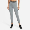 Nike Pro 365 High Waist 7/8 Leggings In Black/heather/white