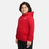Nike Kids'  Boys' Sportswear Club Fleece Pullover Hoodie (plus Size) In University Red/white