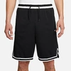 Nike Dri-fit Dna Basketball Quick Dry Training Drawstring Sports Shorts Black In Black/white