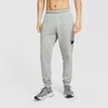 Nike Men's Dri-fit Futura Swoosh Tapered Jogger Pants In Dark Grey Heather/black