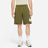 Nike Men's Sportswear Club Graphic Shorts In Rough Green/rough Green