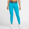 Nike Women's Pro 365 Leggings In Laser Blue/black/white