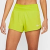 Nike Women's Eclipse Running Shorts In Atomic Green