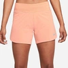 Nike Women's Eclipse Running Shorts In Orange