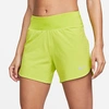 Nike Eclipse High Waist Running Shorts In Atomic Green