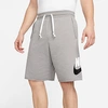 Nike Men's Sportswear Sport Essentials French Terry Alumni Shorts In Flat Pewter/heather