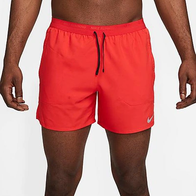 Nike Men's Stride Dri-fit 7" Brief-lined Running Shorts In Red