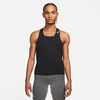 Nike Men's Dri-fit Adv Aeroswift Racing Singlet In Black/white