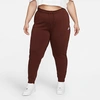 Nike Women's Sportswear Essential Jogger Pants (plus Size) In Bronze Eclipse/white
