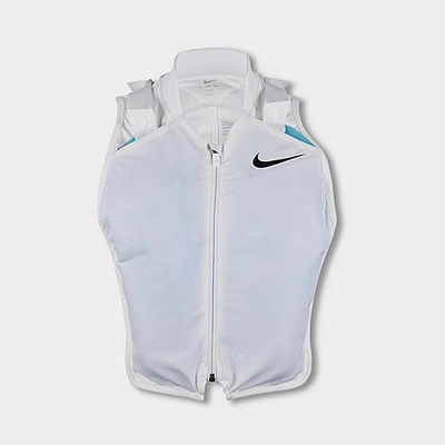 Nike Precool Running Gilet Vest In White/black