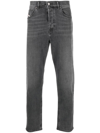 Diesel 2005 D-fining Tapered Jeans In Grey