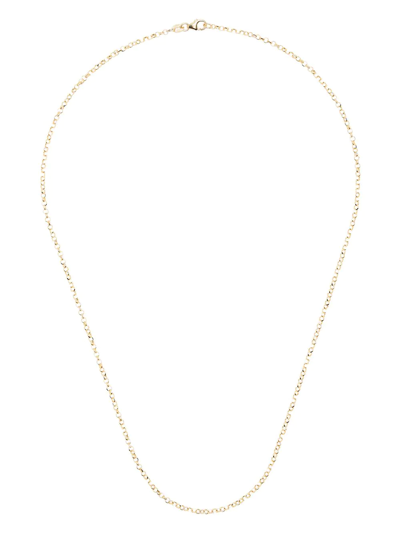 Loquet 14kt Yellow Gold Rolo Chain Necklace