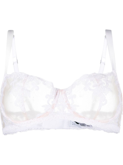 Fleur Of England Aria Balcony Bra In White