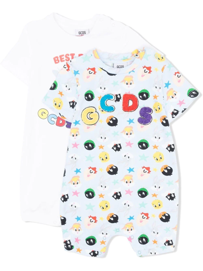 Gcds Babies' Looney Tunes Two-pack Shorties In White