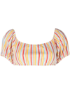 Lemlem Mokati Stripe-print Bra In Multicolour