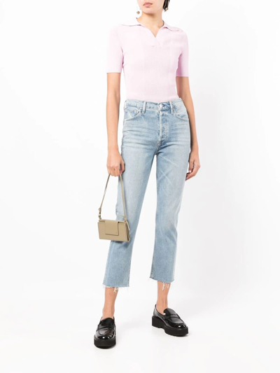 Citizens Of Humanity Charlotte Cropped Straight Jeans In Blue