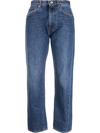 TOTÊME CROPPED STRAIGHT-LEG JEANS