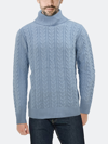 X-RAY X RAY CABLE KNIT TURTLENECK FASHION SWEATER